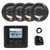 JBL JAM5000N Marine Gauge Hole Mount USB Bluetooth AM/FM/WeatherBand Radio Receiver with Wired Remote, Extension Cable, 4x 6.5" 225 Watt Max Power 2-Way Multi-Element Boat Audio Speakers