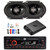 JBL Celebrity100 Single-DIN Bluetooth FM Radio USB/AUX SD/MP3 Cars High Power Mechless Stereo Receiver, 2x 6x8" 250W Max Power Coaxial 2-Way Automotive Speakers, 2-Channel Class AB Amplifier W/Kit
