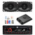 JBL Celebrity100 Single-DIN Bluetooth FM Radio USB/AUX SD/MP3 Cars High Power Mechless Stereo Receiver, 2x 4x6" 120W Max Power 2-Way Automotive Speakers, 2-Channel Class AB Amplifier W/Kit
