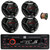 JBL Celebrity100 Single DIN Bluetooth USB/AUX SD/MP3 FM Radio High Power Meshless Stereo Car Audio Receiver, 4x 6.5" 300 Watt Max Power 2-Way Coaxial Car Audio Speakers, 50 Feet 16 Gauge Speaker Wire