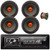 JBL Celebrity150 Single DIN Bluetooth USB/AUX SD Card FM Radio High Power Mechless Car Audio Media Receiver, 4x 6.5" 300W Max Power Midrange Woofer Automotive Speakers, 50 Feet 16 Gauge Speaker Wire