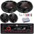 JBL Celebrity100 Single DIN Bluetooth USB/AUX SD/MP3 Player FM Radio high-power Meshless Car Audio Stereo Receiver, 2x 6x9" 500W Max 3-Way Speakers, 2x 6.5" 300W Max 2-Way Speakers, Amplifier W/Kit