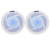 Pyle PLMRBT18 2-Channel Marine Bluetooth Wireless Audio Controller, 2x Pyle PLMRS43WL 4" 100 Watt Max Power 2-Way Low Profile Blue LED White Boat Audio Speakers, 50 Feet 18 Gauge Speaker Wire