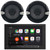 JBL Legend 700 7” Touchscreen Display Double-DIN Mechless Bluetooth AM/FM Receiver W/Wireless Apple CarPlay & Android Auto, 2x JVC CS-DR162 6.5" 300 Watt Max Power 2-Way Coaxial Car Audio Speakers