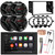 JBL Legend 700 7” Touchscreen Display Double-DIN Mechless Bluetooth AM/FM Receiver W/Install Kit, 4x 6.5" 300W Max Power Coaxial Speakers W/Adaptors & Harness W/Wire, Antenna Adapter, Wiring Harness