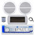 Dual MXD13 Single DIN Bluetooth Marine MP3 AM/FM Stereo Receiver with White Cover, 22" Radio Antenna, Wire, 2x 6.5" 90 Watt Peak Power 2-Way Full Range Audio Speakers (White)