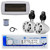 Dual MXD13 Single DIN Bluetooth Marine MP3 AM/FM Stereo Receiver with White Cover, 22" Radio Antenna, Wire, 2x 2.25" 10W Max Full Range Waterproof Off-Road Audio Speakers (White)
