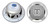 Dual MXD13 Single DIN Bluetooth Marine MP3 AM/FM Stereo Receiver with White Cover, 22" Radio Antenna, Wire, 4x 6.5" 400W Max 2-Way Water Resistant Audio Speakers (Silver)