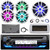 JVC KD-T92MBS Single-DIN Marine Bluetooth USB/AUX CD Player AM/FM Stereo Receiver W/White Cover, 4x 6.5" 225W Max Power Boat Speakers, 10" Multi-Element Subwoofer, 4-Channel Amplifier W/Kit, Antenna