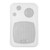 Enrock EKMR408W 4" 30 Watt Max Power 3-Way Indoor/Outdoor White Box-Speakers (Pair)
