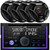 JVC KW-R950BTS Double-DIN Bluetooth USB/AUX CD Player AM/FM Radio Stereo Car Audio Receiver Bundle Combo Two Pairs (QTY 4) Of 6.5" 300 Watts Max Power 2-Way Coaxial Automotive Speakers