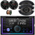 JVC KW-R950BTS Double-DIN Bluetooth USB/AUX CD Player AM/FM Radio Stereo Receiver, 2x 6.5" 300W Max Power 2-Way Coaxial Speakers, 2x 6x9" 500W Max Power 3-Way Speakers, 50 Feet 16 Gauge Speaker Wire