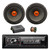 JBL Celebrity150 Single DIN Bluetooth FM Radio USB/AUX Media Receiver, Amplifier, 2x 6.5" 300 Watt Peak Power Midrange Car Audio Speakers w/Wire