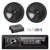 JBL Celebrity150 Single DIN Bluetooth FM Radio USB/AUX Media Receiver, 2x 6.5" 250 Watt Peak Power 2-Way Car Audio Speakers, Amplifier w/Install Kit