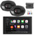 JBL Legend 700 7” Touchscreen Double-DIN Bluetooth AM/FM Receiver, 2x 6x9" 3-Way 375 Watt Peak Power Car Audio Speakers, Amplifier w/ Install Kit