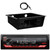 JVC KD-X280BT Single Din Bluetooth USB/AUX AM/FM Radio Digital Media In-Dash Stereo Receiver W/Fully Enclosed Under Dash/Overhead Installation Mounting Kit, 22" Radio Antenna