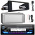 JVC KD-X38MBS Single DIN Marine MotorSports Bluetooth USB/AUX LED AM/FM SiriusXM Ready Stereo Receiver W/Stereo Install Kit + Weather Shield Receiver Cover, 12V Signal Reception Amplifier Booster Kit