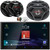 JVC KW-M795BW 6.92" HD Screen Double-DIN Bluetooth USB HDMI Input AM/FM Radio Digital Media Car Audio Receiver, 2x 6.5" 300W Max 2-Way Speakers, 2x 6x9" 550W Max 4-Way Speakers, Wire, Radio Antenna