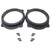 Audiopipe RING-PVC-A69-8 Toyota 6×9" to 8" PVC Plastic Adapter Ring Spacer Black (Pair)
