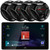 JVC KW-Z900W 9" HD Single-DIN Bluetooth USB HDMI Input AM/FM Radio Digital Media Car Audio Receiver, 4x JVC CS-DR621 drvn DR Series 6.5" 300 Watt Max Power 2-Way Coaxial Automotive Speakers