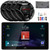 JVC KW-Z900W 9" HD Single-DIN Bluetooth USB HDMI Input AM/FM Radio Digital Media Car Audio Receiver, 4x 6.5" 300 Watt Max Power 2-Way Coaxial Automotive Speakers, 4-Channel Amplifier W/Kit