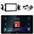 JVC KW-Z900W 9" HD Single-DIN Bluetooth USB HDMI Input AM/FM Radio Digital Media Receiver, Satellite Vehicle Tuner Kit, Double DIN Stereo Install Kit (2004-up Ford Vehicles)