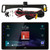 JVC KW-Z900W 9" HD Single-DIN Bluetooth USB HDMI Input AM/FM Radio Digital Media Car Audio Receiver, HD Wide Angle License Plate Mounted Backup Camera - High Light Sensitivity