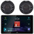 JVC KW-Z900W 9" HD Single-DIN Bluetooth USB HDMI Input AM/FM Radio Digital Media Car Audio Receiver, 2x Alphasonik AS26 6.5" 350 Watts Max Power Full Range Coaxial 3-Way Automotive Speakers