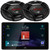 JVC KW-Z900W 9" HD Single-DIN Bluetooth USB HDMI Input AM/FM Radio Digital Media Car Audio Receiver, 2x JVC CS-DR6931 DRVN Series 6x9" 500 Watt Max Power 3-Way Coaxial Automotive Speakers