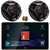 JVC KW-Z900W 9" HD Single-DIN Bluetooth USB HDMI Input AM/FM Radio Digital Media Car Audio Receiver, 2x 6.75" 300W Max 2-Way Shallow-Mount Coaxial Speakers, 50 Feet 16 Gauge Speaker Wire