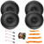 4x Pioneer TS-A1671F 6.5” 320 Watts Max Power 3-Way Coaxial Speakers, 2x Speaker Wire Harness, 50 Feet 16 Gauge Speaker Wire, 4-Piece Removal Pry Tool Set (Bundle Fits Select 1988-Up GM Vehicles)