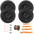 Two Pairs (QTY 4) Of JBL Stage3 68MF 6.5" 560 Watt Max Power 3-Way Car Audio Speakers, 4-Piece Pry Tool Set, 50 Feet 16 Gauge Speaker Wire, 2x Speaker Wire Harness fits select 1988-up GM Vehicles