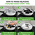 NutriChef Egg Poacher Pan Set - 7.87” Stainless Steel Poached Egg Cooker with 4 Non-Stick Poaching Cups, Glass Lid, Timer, Oven Mitt, and Spatula for Perfect Poached Eggs, Induction Compatible, Silver