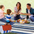 scuddles 60" x 60" Extra Large Outdoor Picnic Blanket – Waterproof, Foldable Travel Mat for Beach, Camping, Grass, Lawn, Park, Summers – Dual Layer, Soft Throw Rug Fits 4 Adults
