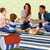 scuddles 80" x 80" Extra Large Outdoor Picnic Blanket – Waterproof, Foldable Travel Mat for Beach, Camping, Grass, Lawn, Park – Dual Layer, Sand-Free, Soft Throw Rug Fits 4 Adults, Summer Accessories