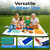 scuddles Extra Large Picnic Blanket – 79" x 59" Waterproof Outdoor Mat with 3-Layer Comfort Design, Easy Fold & Carry Strap for Beach, Camping, Hiking, Park & Family Fun
