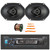 Blaupunkt Beverly Hills 160 Single DIN Detachable Face Bluetooth CD/DVD Player AM/FM Radio Stereo Receiver, 2x 6x8" 60 Watt Max Power 3-Way Car Audio Speakers, 50 Feet 16G Speaker Wire, Pry Tool Set