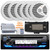 JVC KD-T92MBS Single DIN Marine Motorsports Bluetooth USB/AUX CD Player AM/FM Stereo Receiver W/White Cover, 6x 6.5" 150W Max Speakers, 4 Channel Amplifier, Radio Antenna, Speaker Wire, Pry Tool Set
