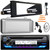 JVC KD-T92MBS Single DIN Marine MotorSports Bluetooth USB/AUX CD Player AM/FM Stereo Receiver, Single-DIN Stereo Installation Kit, Radio Cover, Handlebar Control Interface, Radio Antenna, Pry Tool Set