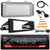 JVC KD-X280BT Single Din Bluetooth USB/AUX AM/FM Radio Digital Media In-Dash Stereo Receiver, Stereo Installation Kit, Radio Cover, Handlebar Control Interface, Radio Antenna, Removal Pry Tool Set