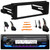 JVC KD-X38MBS Single DIN Marine Motorsports Bluetooth USB/AUX LED Illumination AM/FM SiriusXM Ready Stereo Receiver, Stereo Installation Kit, Handlebar Control Interface, 4-Piece Removal Pry Tool Set