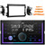 JVC KW-X850BTS Double DIN Mechless Bluetooth USB/AUX AM/FM Radio Digital Media Stereo Receiver, Pry Tool Set, Double DIN Installation Kit for Select 2004-up Ford Vehicles