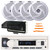 Pyle PLMRB29W2 Single DIN Marine Bluetooth USB/AUX MP3 Player AM/FM Radio Stereo Receiver W/White Cover, 4x 6" 240 Watt Max Power Low Profile 2-Way White Boat Speakers, 4-Piece Pry Tools Set