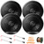 4x Pioneer TS-G1620F 6.5" 300 Watt Max Power 2-Way Coaxial Speakers, Pry Tool Set, 50 Feet 16 Gauge Speaker Wire, 4x Enrock EGMSH88UP Speaker Wire Harness (fits select 1988-up GM Vehicles)