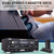 Dual Cassette Deck | Music Recording Device with RCA Cables | Removable Rack Mounting Hardware | CrO2 Tape Selector | Built-in 3 Digit Tape Counter - 110V/220V