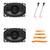 2x JBL Club Series 644F 4x6" 120 Watt Max Power 2-Way Speakers with No Grilles, Speaker Wire Harness, Pry Tool Set (1999–2006 Chevy Silverado & Full Car Fitment Details)