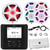 Pontoon Boat Audio Bundle: JBL JAM3000 Marine Bluetooth USB AM/FM Radio Gauge Hole Mount Receiver, 4x 8" 500W Max 3-Way RGB LED Speakers, 10" RGB LED Subwoofer, Amplifier W/Kit, USB Adapter, Antenna