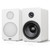 Pyle PDA77BU 4-Channel Bluetooth MP3/USB/SD/RCA/AUX FM Radio Home Theater Receiver, 4x 6.5” 240 Watt Max Power 2-Way HiFi Home Theater Bookshelf White Speakers, 50 Feet Speaker Wire, Banana Plugs
