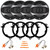 4x Dual Electronics D65SP 6.5" 100 Watt Max Power 2-Way Car Audio Speakers, 4x 6" to 6.75" Speaker Adapters, 2x Speaker Connector, Removal Pry Tool (Bundle Fits Select 1998-2025 Toyota/Lexus/Scion)
