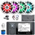 Infinity R3000 Wake Series Marine Bluetooth USB/AUX AM/FM Radio Digital Media Stereo Receiver, 4x 6.5" 225W Max RGB LED Speakers, 4-Channel Amplifier w/ Install Kit + Power Block, Wire, Antenna